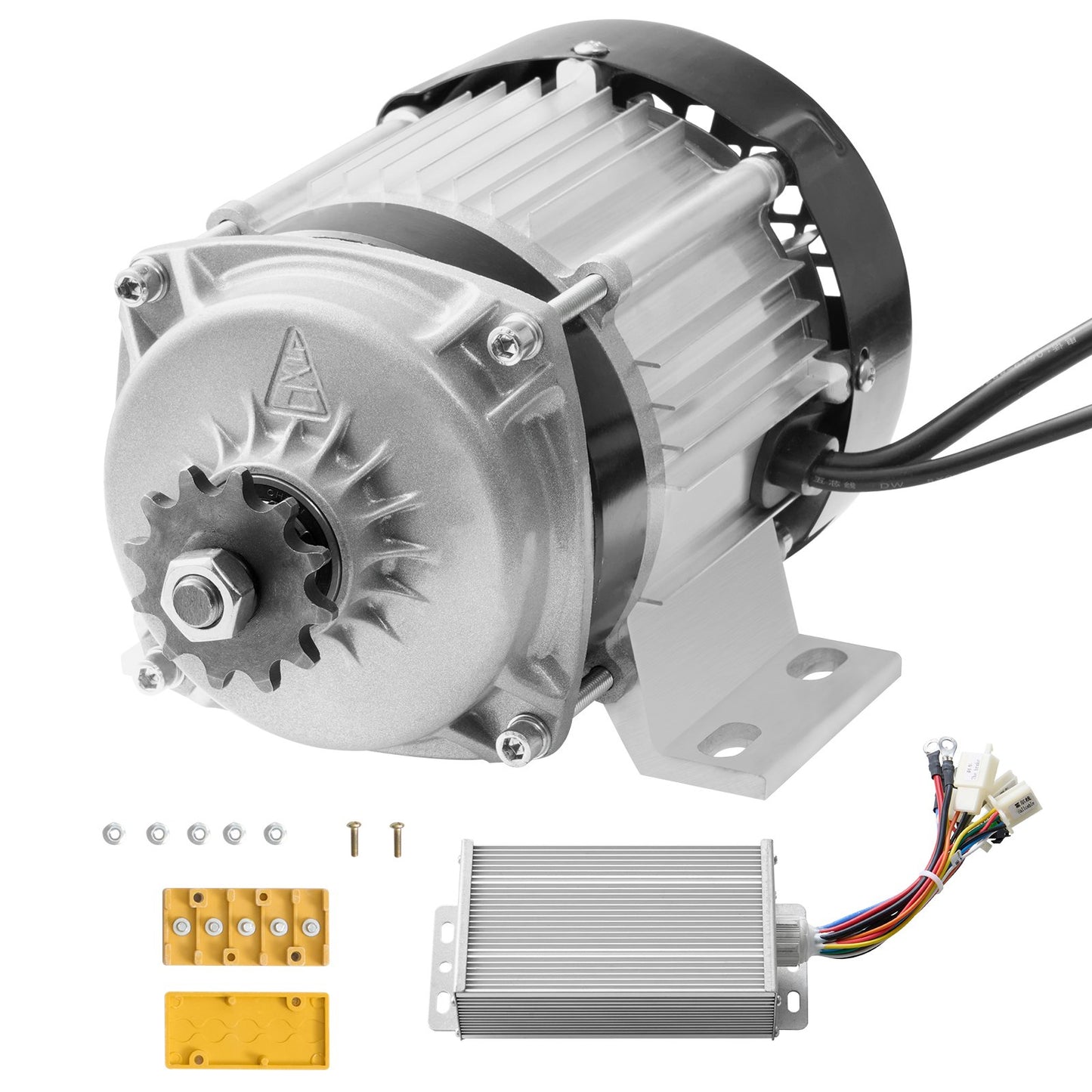 500W Electric Brushless DC Motor Kit 48V 2700rpm with Upgraded Controller