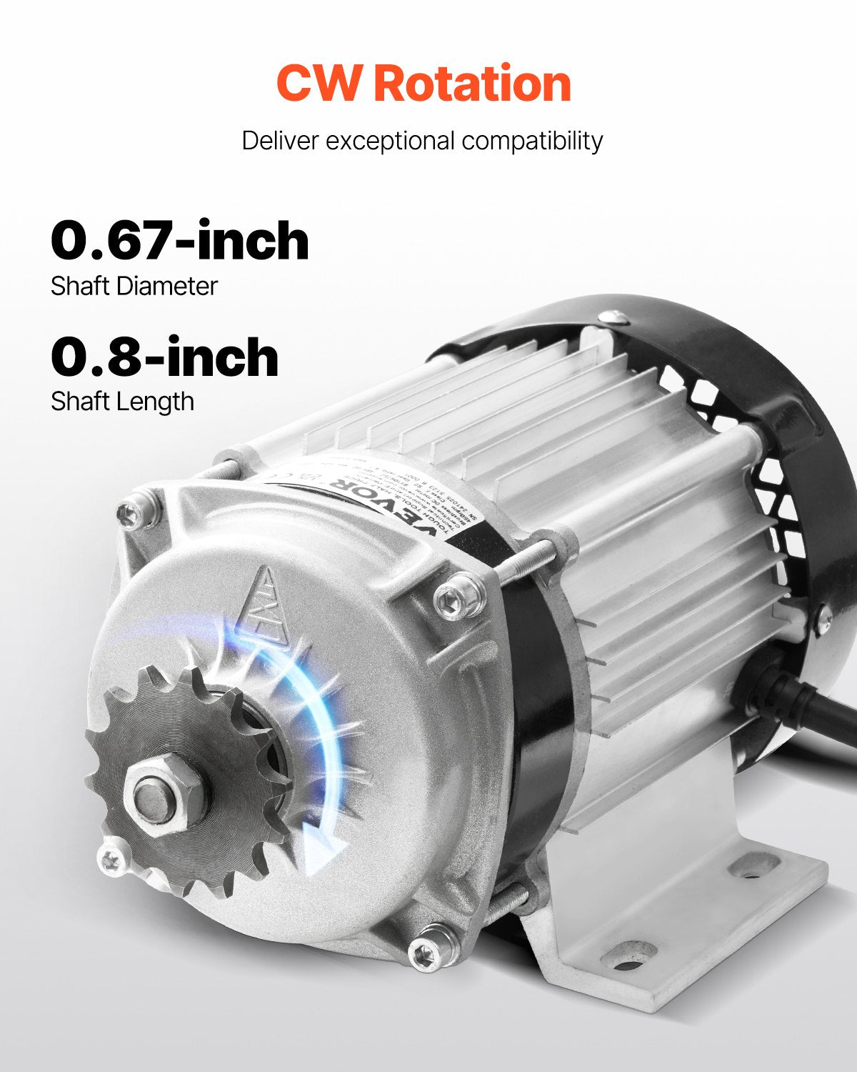 750W Electric Brushless DC Motor Kit 48V 2700rpm with Upgraded Controller