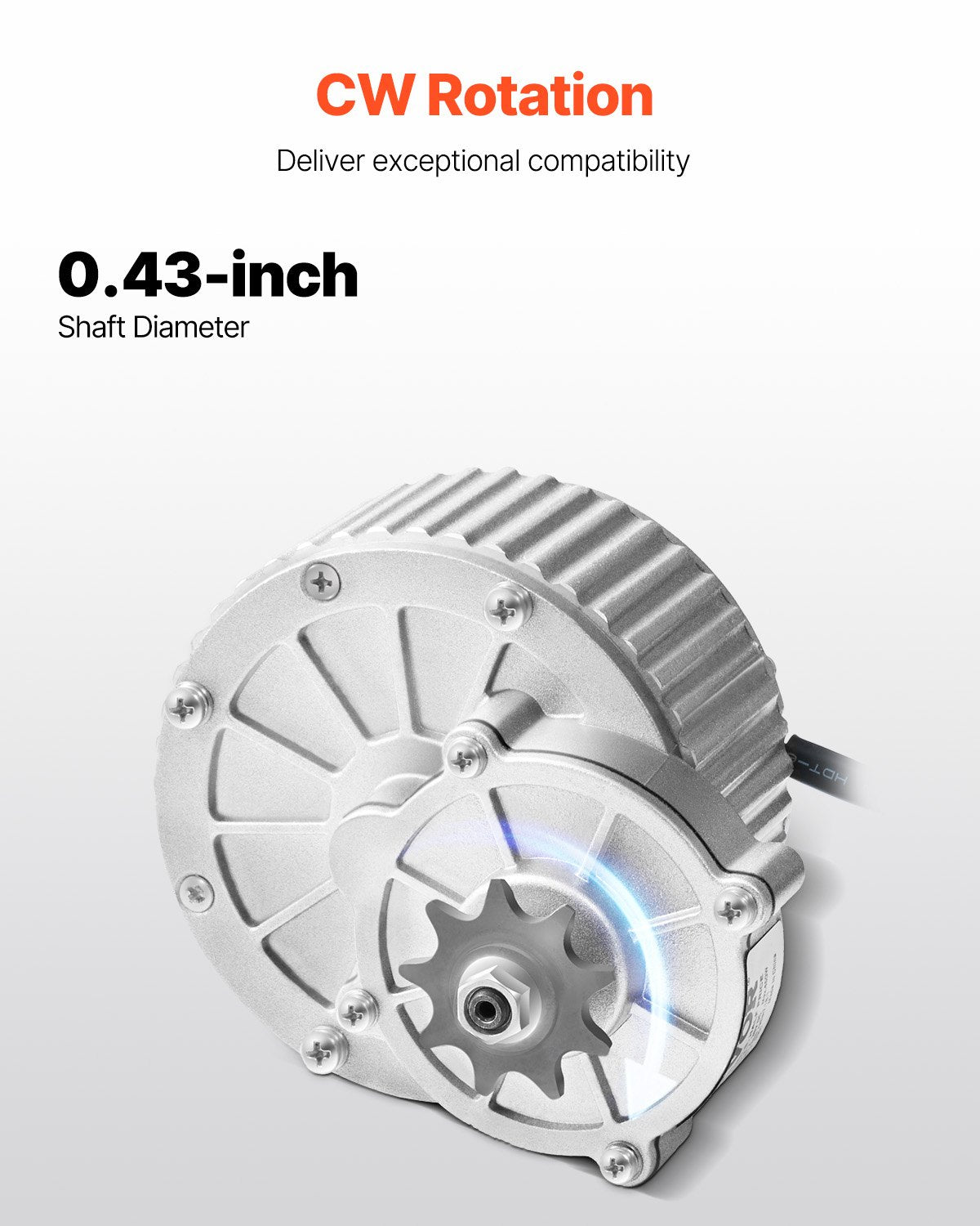 450 W elektrischer Bürsten-Gleichstrommotor-Bausatz, 36 V, 3000 U/min, mit verbessertem Controller