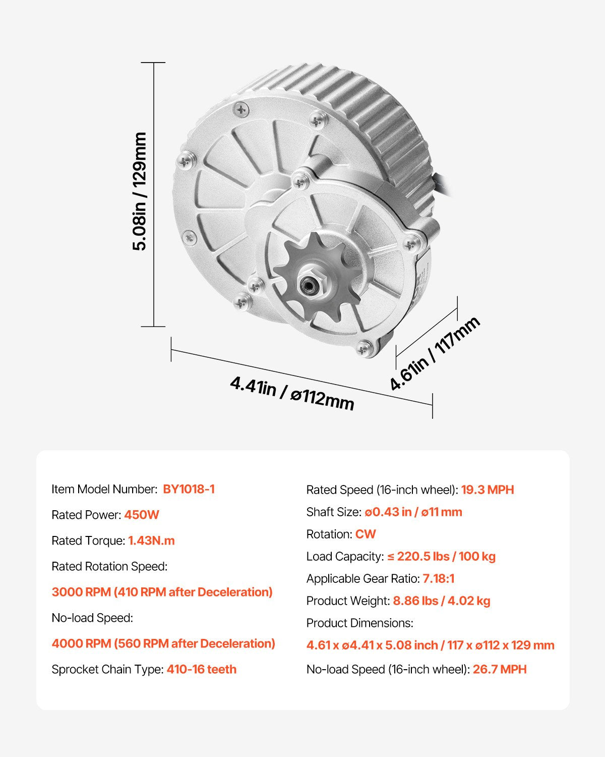 450 W elektrischer Bürsten-Gleichstrommotor-Bausatz, 36 V, 3000 U/min, Motor mit Drehzahlregler