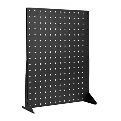 Pegboard-Displayständer, Tisch-Pegboard-Panels-Display, Schwarz (4 Stück)