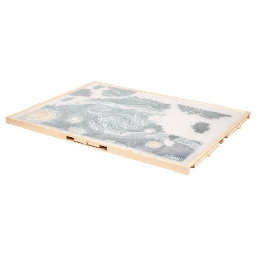 1500-bitars pusselbräde med lådlock Bärbart trästicksåg 86x63cm