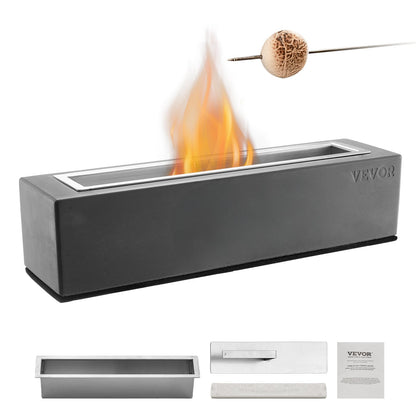 Bordsskiva Fire Pit Bowl 15 tums betong öppen spis inomhus utomhus uteplats