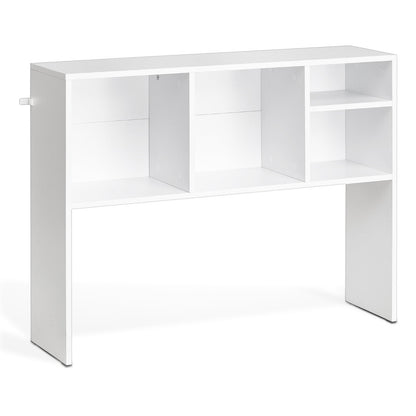 Desktop Bokhylla Vit Desktop Storage Organizer 1-nivå för kontor och hem