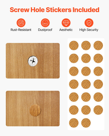 Desktop Bokhylla Wood Desktop Storage Organizer 1-nivå för kontor och hem