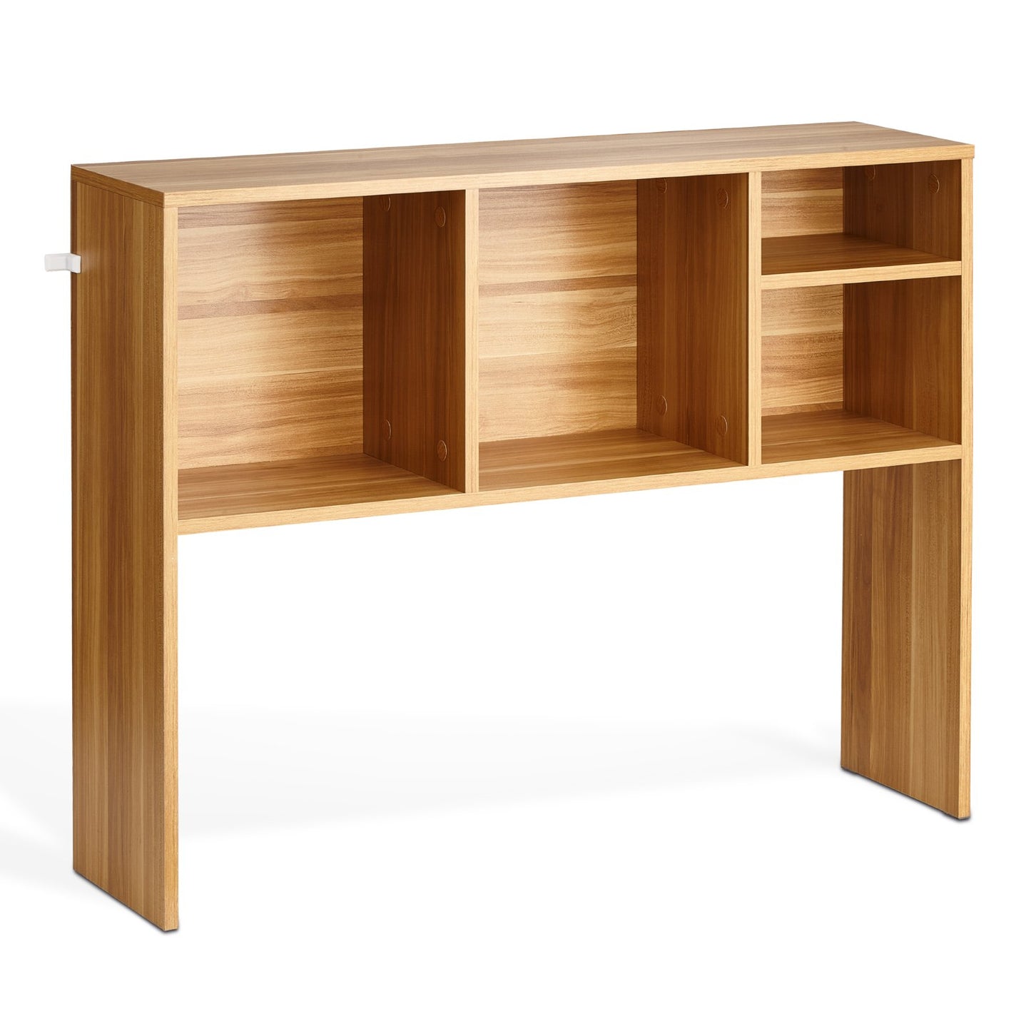 Desktop Bokhylla Wood Desktop Storage Organizer 1-nivå för kontor och hem