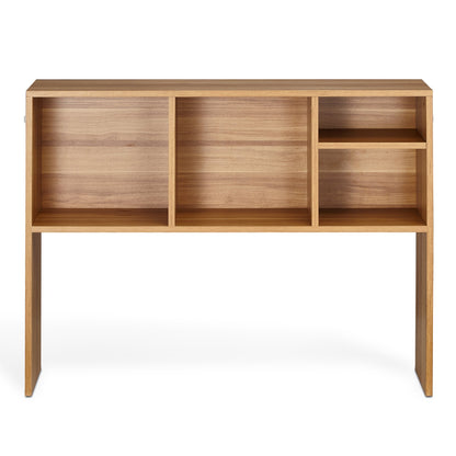 Desktop Bokhylla Wood Desktop Storage Organizer 1-nivå för kontor och hem