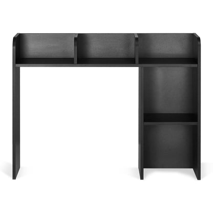 Desktop Bokhylla Svart Desktop Storage Organizer 2-nivå för kontor och hem