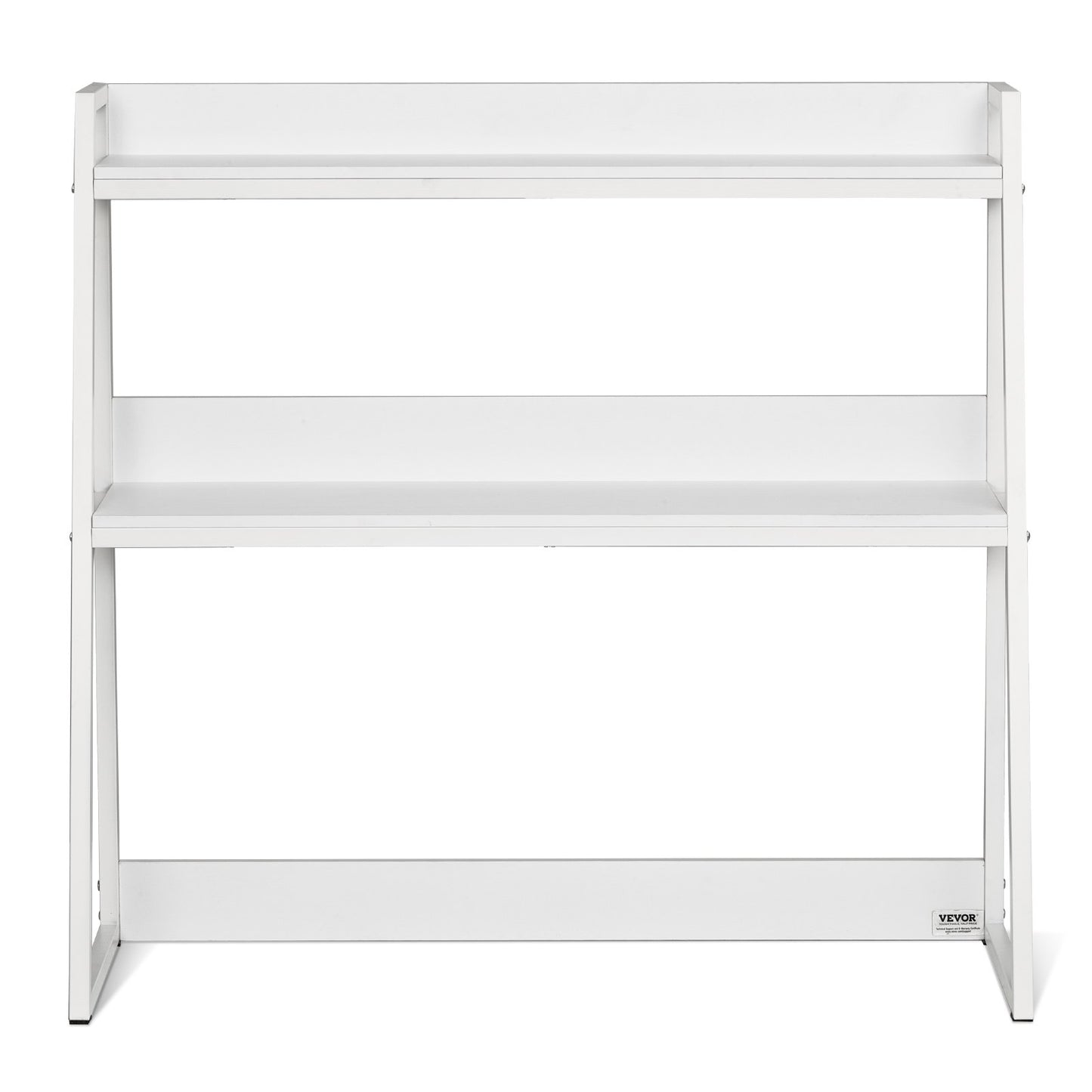 Desktop Bookshelf Desktop Storage Organizer 2-nivå för Office & Home White