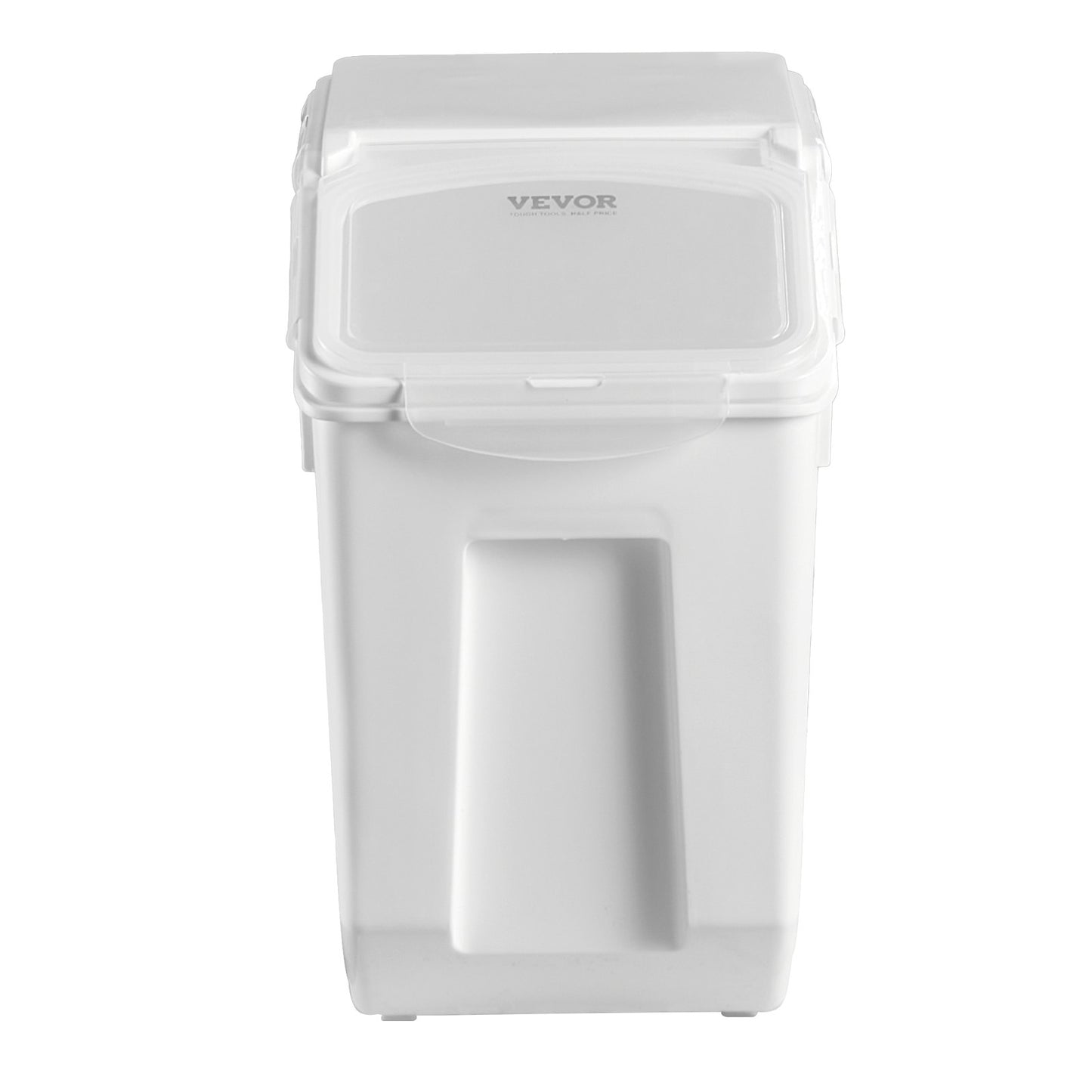Rice Storage Container, 3.5Gal/15Lx2 + 4.5Gal/20Lx2 Large Dog Food Dispenser Bin, Kitchen Ingredient Grain Cereal Bin, Pet food Containers with Wheels, 4 Measuring Cups, Airtight Lid, 4 Pack
