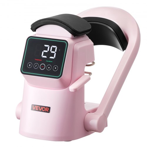 Auto Hat värmepressmaskin 2 st utbytbara plattor pekskärm rosa