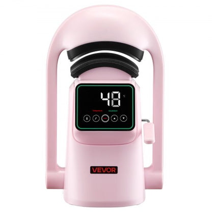 Auto Hat värmepressmaskin 2 st utbytbara plattor pekskärm rosa