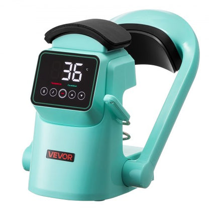 Auto Hat värmepressmaskin 2 st utbytbara plattor pekskärm grön