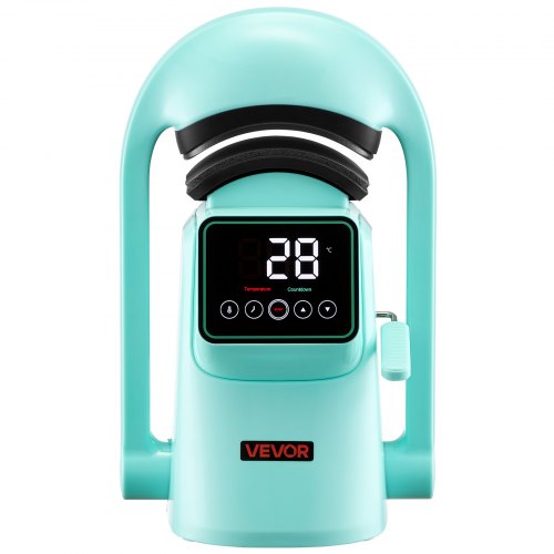 Auto Hat värmepressmaskin 2 st utbytbara plattor pekskärm grön