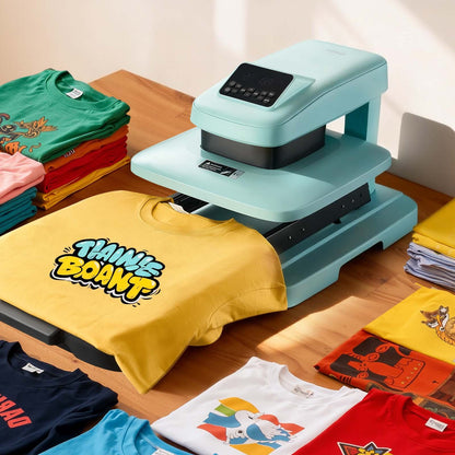 Auto Heat Press Machine, 15 x 15 inch, T-Shirt Press Machine with Auto Release and Adjustable Pressure, Digital Display, Rapid Heating, for Sublimation, Vinyl, Heat Transfer Projects, Green