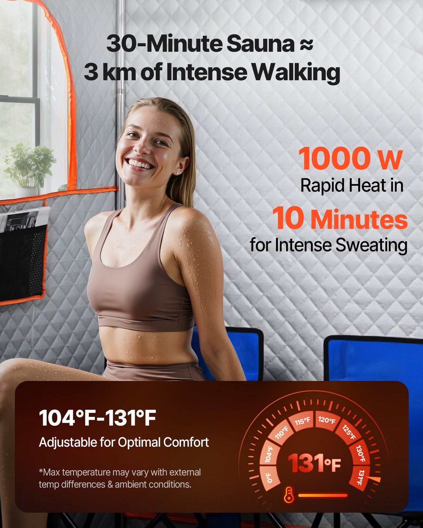 Upgraded Portable Steam Sauna for Home, 2 Person Full Body Home Spa Tent with Steamer & 2 Foldable Chairs & Remote & 2 Essential Oil Boxes,Heavy-Duty Stainless Steel Frame Sauna Box, (Black)