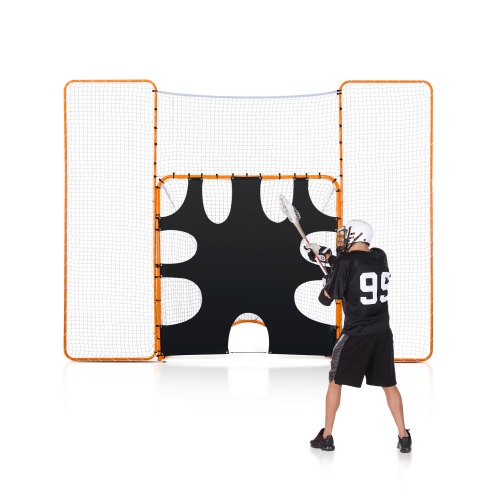 3,6x2,7 m 3-in-1 Lacrosse Tornetz mit Stopp- und Rücklaufnetz | EU