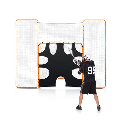 3,6x2,7 m 3-in-1 Lacrosse Tornetz mit Stopp- und Rücklaufnetz | EU