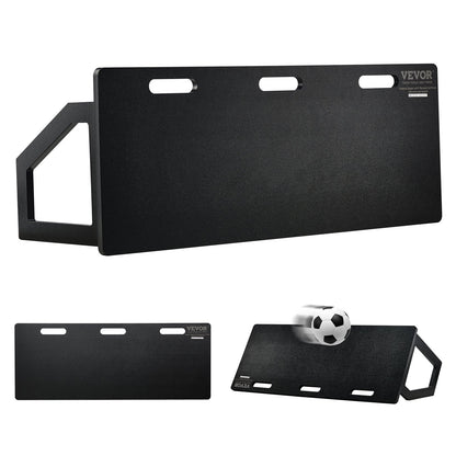 Soccer Rebounder Board, 45"X18" bärbar fotbollsvägg med 2 vinklar Rebound, hopfällbar HDPE Kickback Rebound Board, fotbollsträningsutrustning för barn och vuxna, passnings- och skjutträning