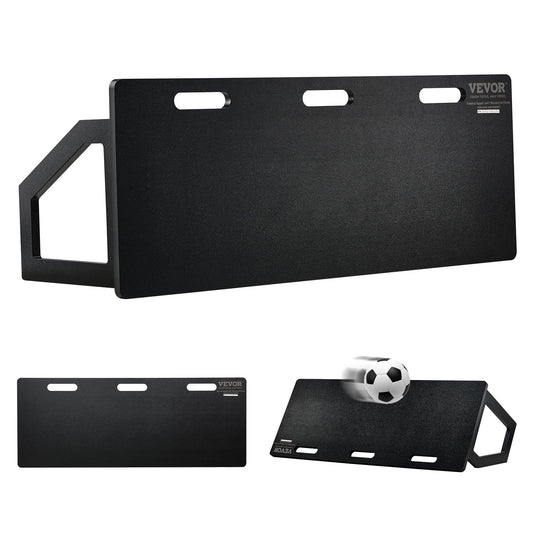 Soccer Rebounder Board, 45"X18" bärbar fotbollsvägg med 2 vinklar Rebound, hopfällbar HDPE Kickback Rebound Board, fotbollsträningsutrustning för barn och vuxna, passnings- och skjutträning