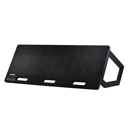 Soccer Rebounder Board, 45"X18" bärbar fotbollsvägg med 2 vinklar Rebound, hopfällbar HDPE Kickback Rebound Board, fotbollsträningsutrustning för barn och vuxna, passnings- och skjutträning