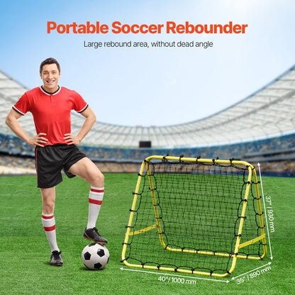 40 "x 35" x 37 "Fußball Rebounder Net Kick-Back Tragbare Fußball Training Geschenk