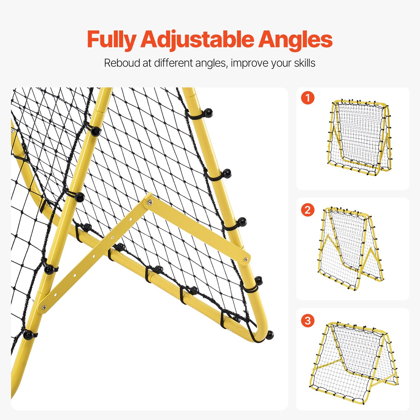 40 "x 35" x 37 "Fußball Rebounder Net Kick-Back Tragbare Fußball Training Geschenk