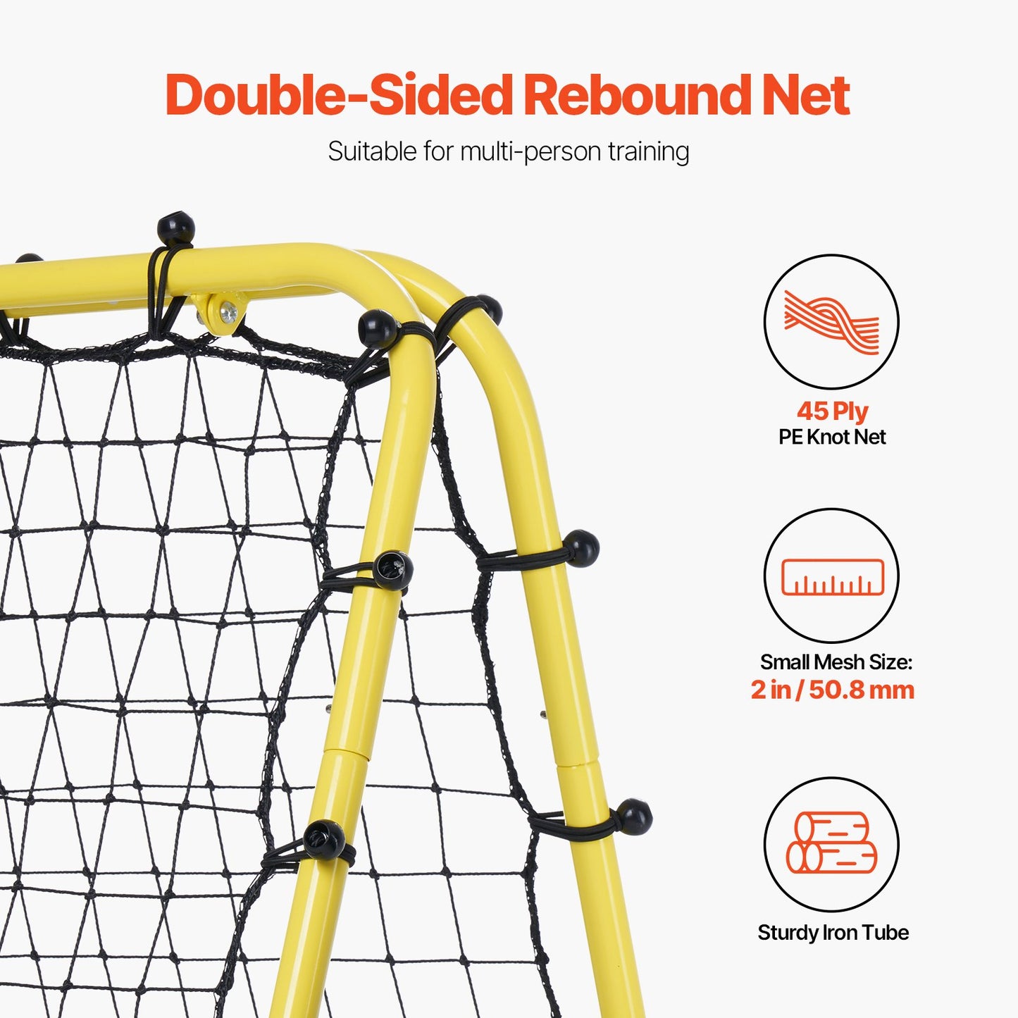 40 "x 35" x 37 "Fußball Rebounder Net Kick-Back Tragbare Fußball Training Geschenk