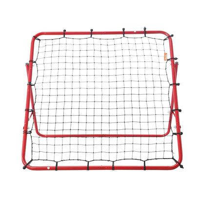 Fußball-Rebounder, Rückprallnetz, Kick-Back 39"x39", tragbare Fußball-Trainingsgeschenke, vollständig einstellbares Winkel-Tornetz, Hilfsmittel und Ausrüstung für Kinder, Jugendliche und alle Altersgruppen, einfach zu installieren und perfekt zu verstauen