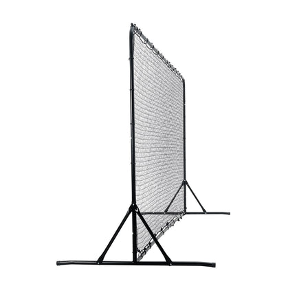 Fußball-Rebounder-Netz, 12 x 6 Fuß, Eisen-Fußball-Trainingsgerät, Sport-Fußball-Trainingsgeschenk mit tragbarer Tasche, Volleyball-Rebounder-Wand, perfekt für Hinterhof-Training, Solo-Training, Passen