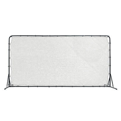 Fußball-Rebounder-Netz, 12 x 6 Fuß, Eisen-Fußball-Trainingsgerät, Sport-Fußball-Trainingsgeschenk mit tragbarer Tasche, Volleyball-Rebounder-Wand, perfekt für Hinterhof-Training, Solo-Training, Passen