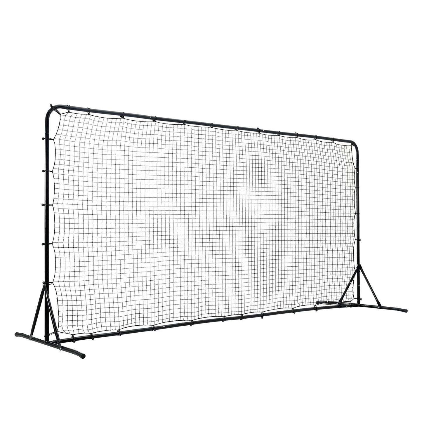 Fußball-Rebounder-Netz, 12 x 6 Fuß, Eisen-Fußball-Trainingsgerät, Sport-Fußball-Trainingsgeschenk mit tragbarer Tasche, Volleyball-Rebounder-Wand, perfekt für Hinterhof-Training, Solo-Training, Passen