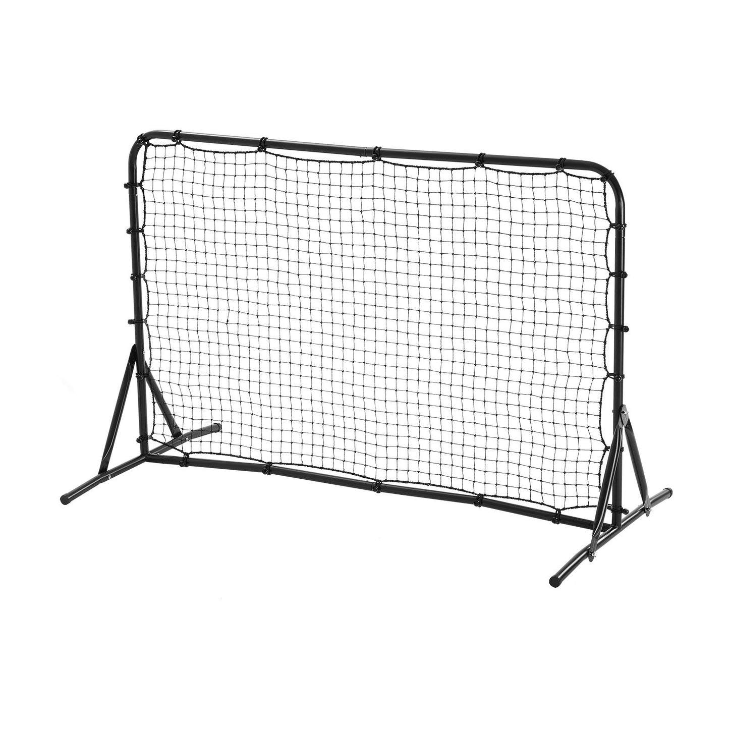 6x4FT Football Rebound Trainer Soccer Training Equipment Double Sided Net