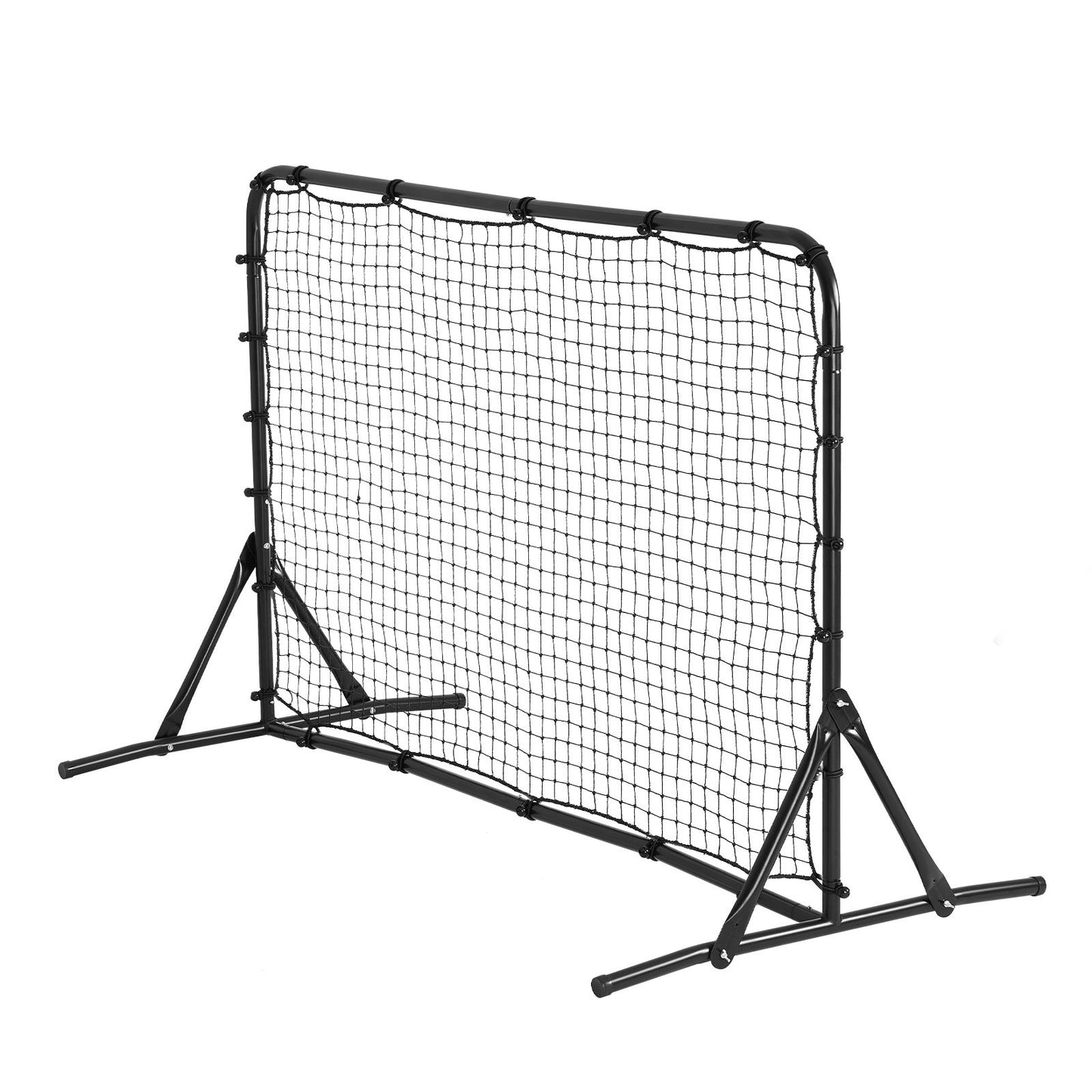 6x4FT Football Rebound Trainer Soccer Training Equipment Double Sided Net