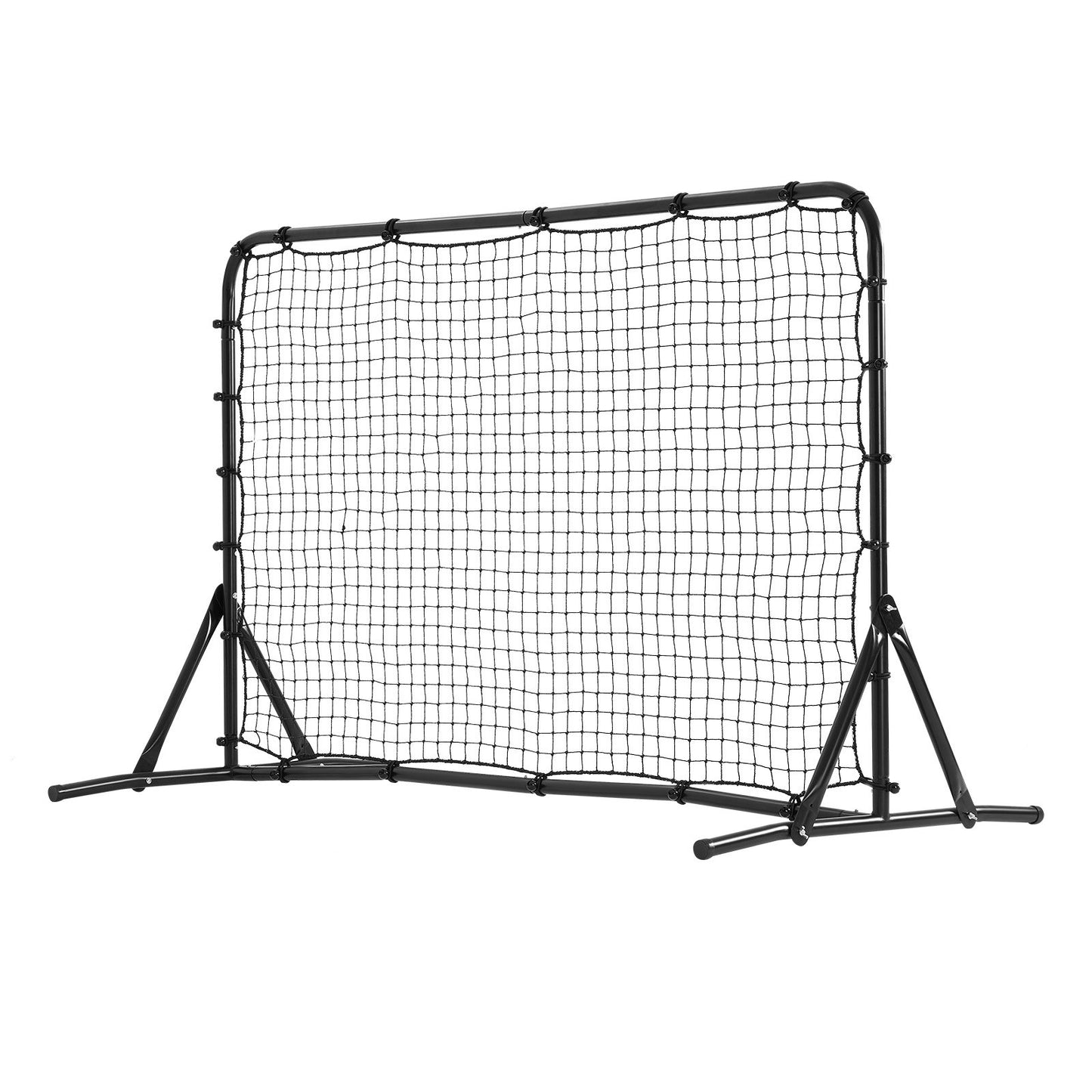 6x4FT Football Rebound Trainer Soccer Training Equipment Double Sided Net