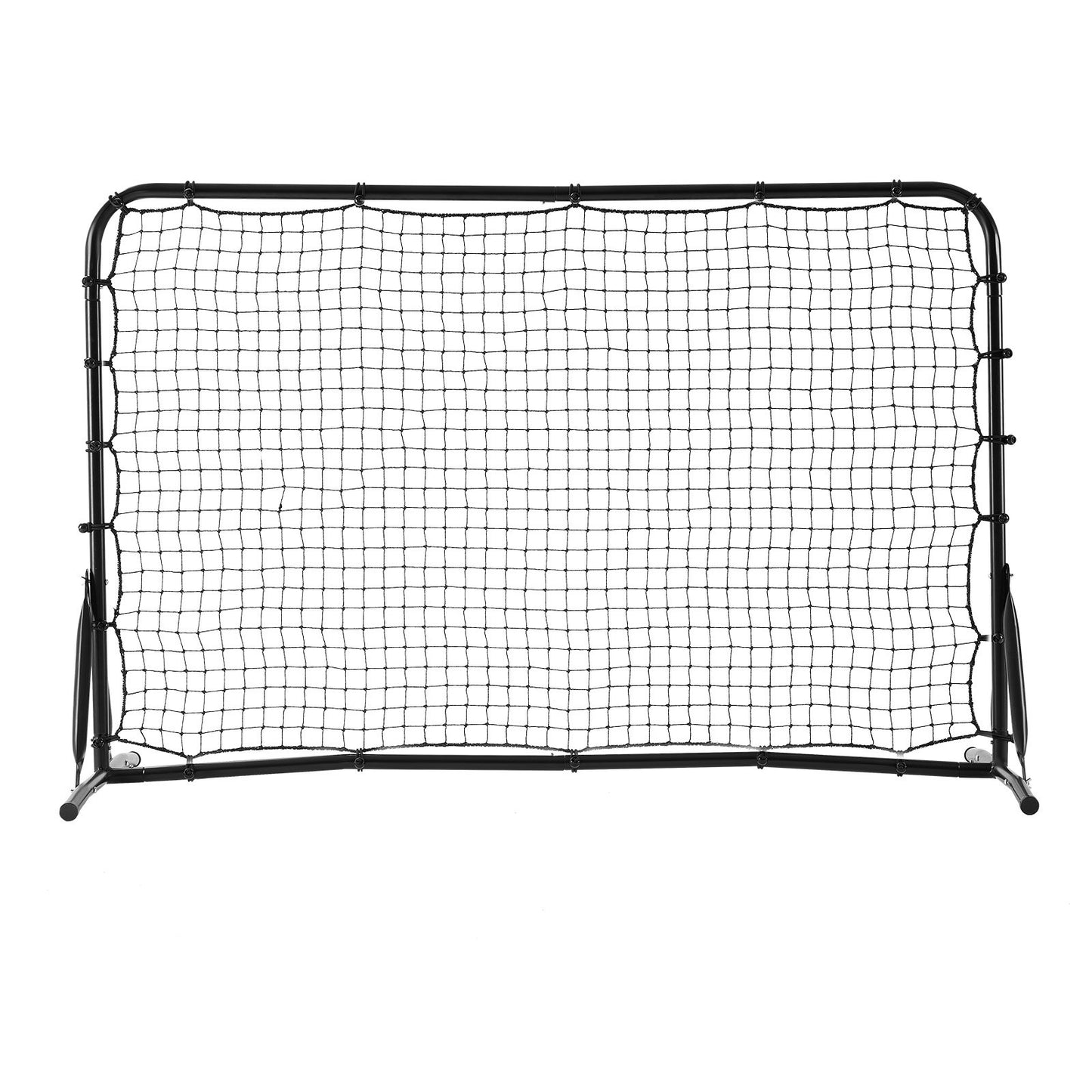 6x4FT Football Rebound Trainer Soccer Training Equipment Double Sided Net