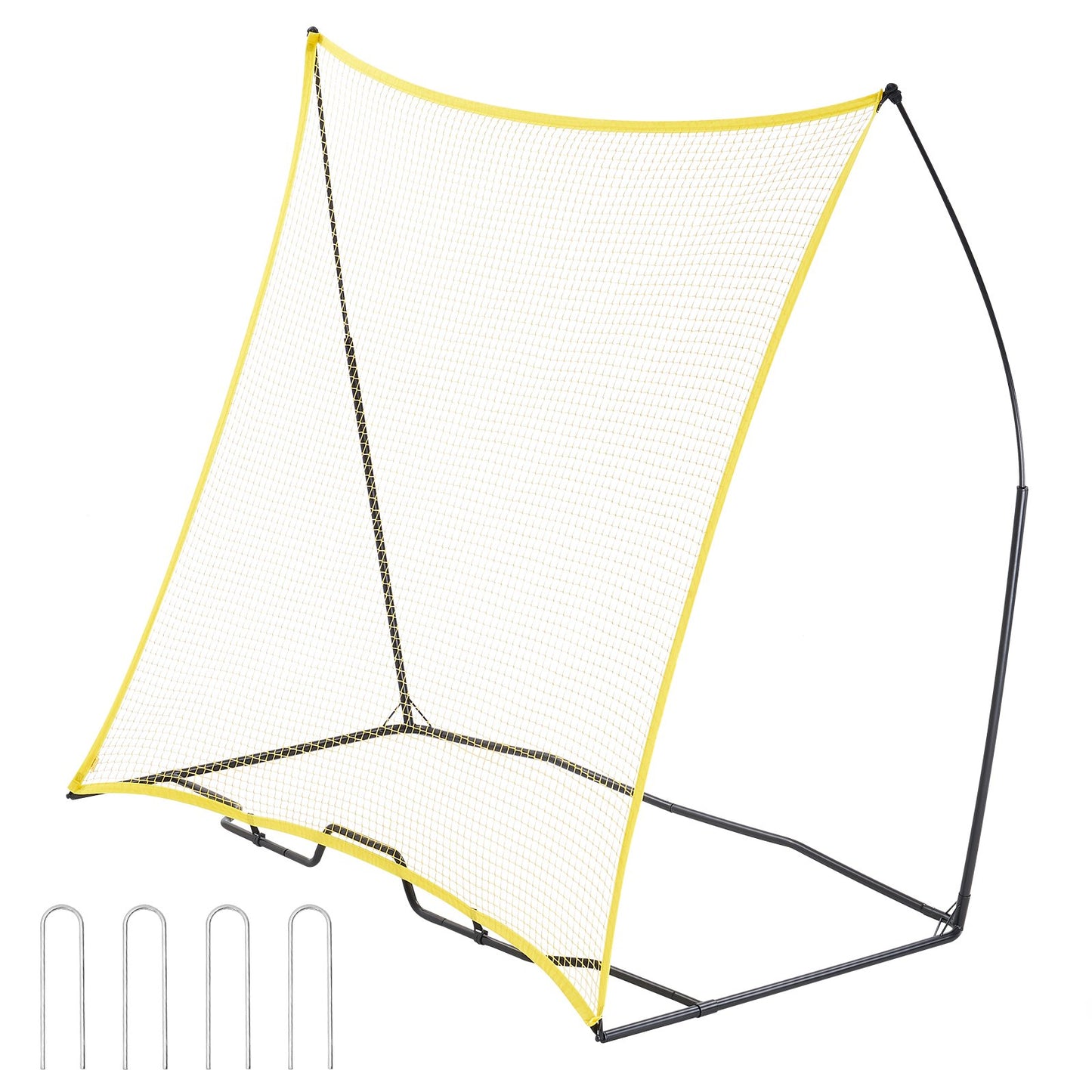 7x7FT Soccer Rebounder Portable Football Training Net with Portable Bag