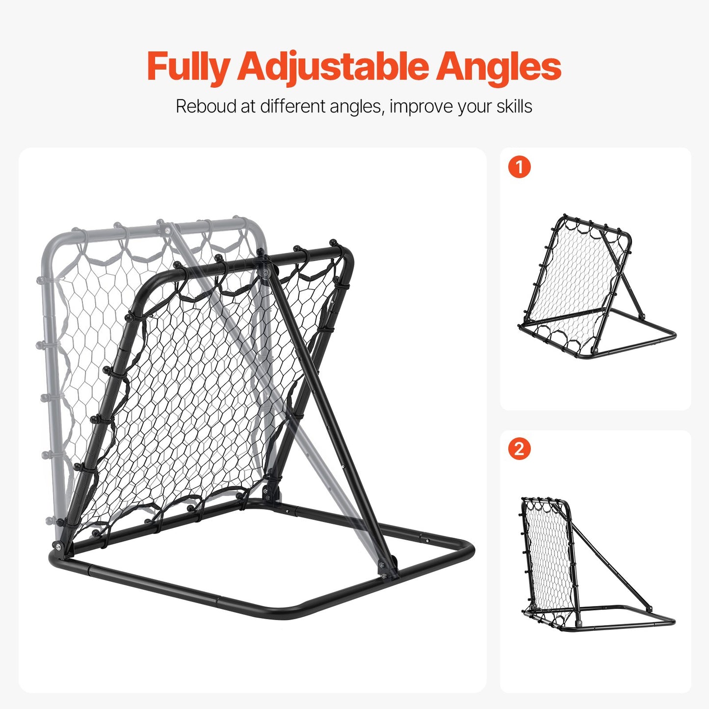 34 "x 34" Fußball Rebounder Net Kick-back Tragbare Fußball Training Geschenke