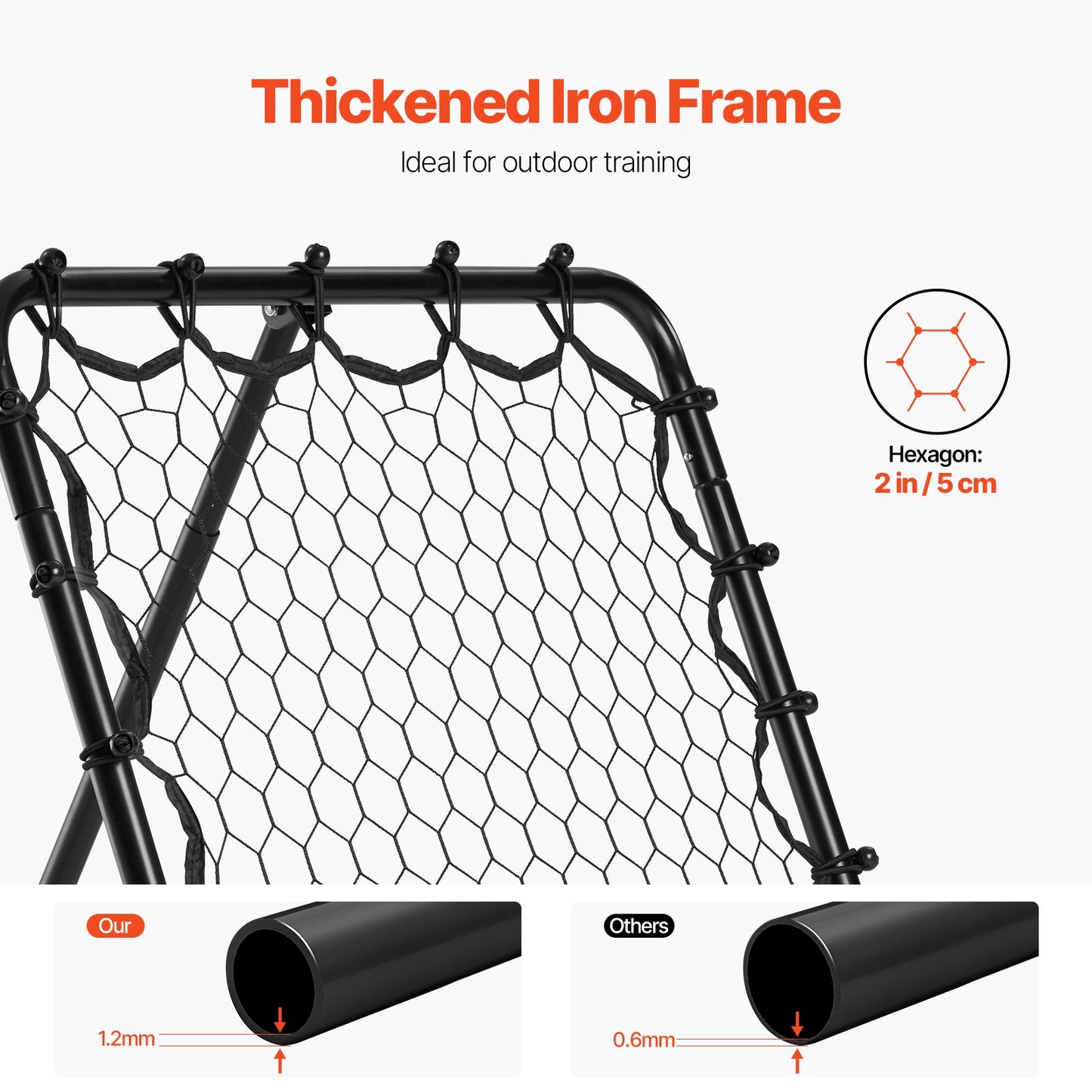 34 "x 34" Fußball Rebounder Net Kick-back Tragbare Fußball Training Geschenke