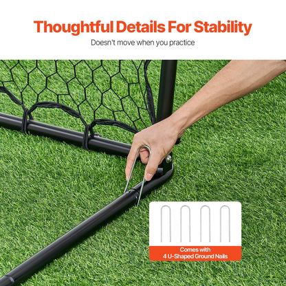 34 "x 34" Fußball Rebounder Net Kick-back Tragbare Fußball Training Geschenke