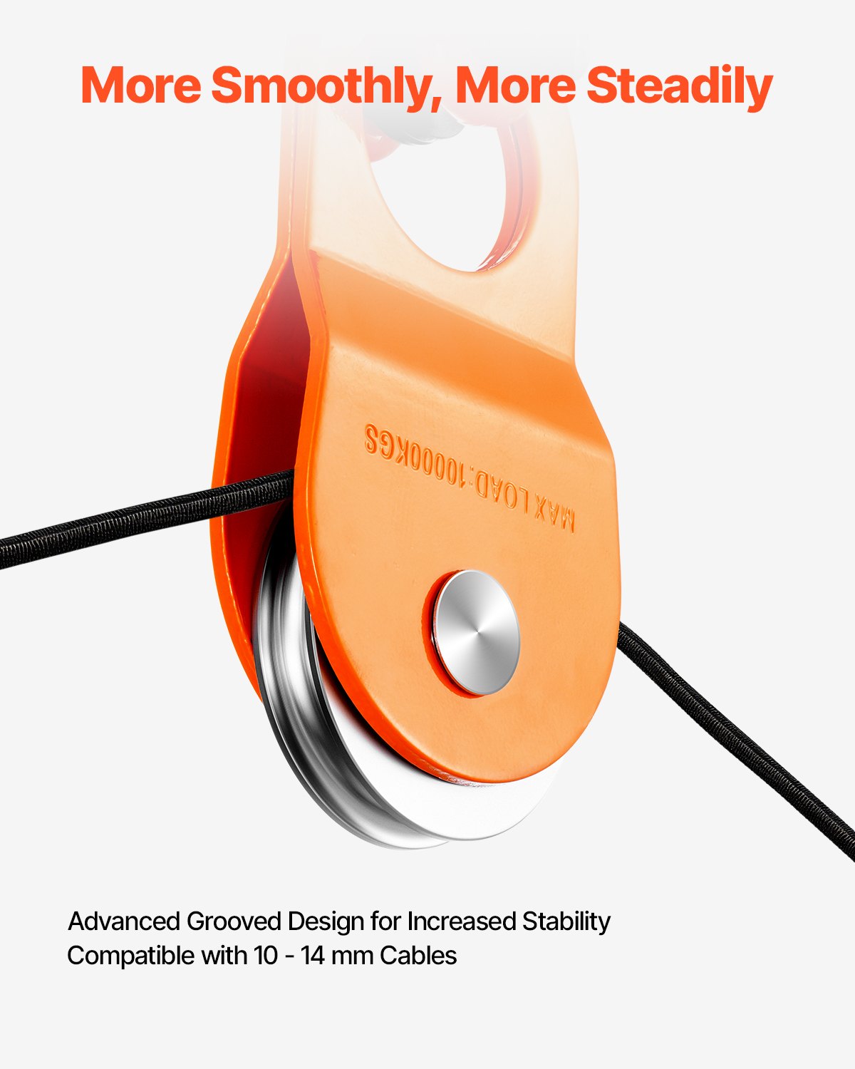 10 Tonnen Bergungsseilwinde Umlenkrolle 22.000 lbs Kapazität Offroad ATV UTV