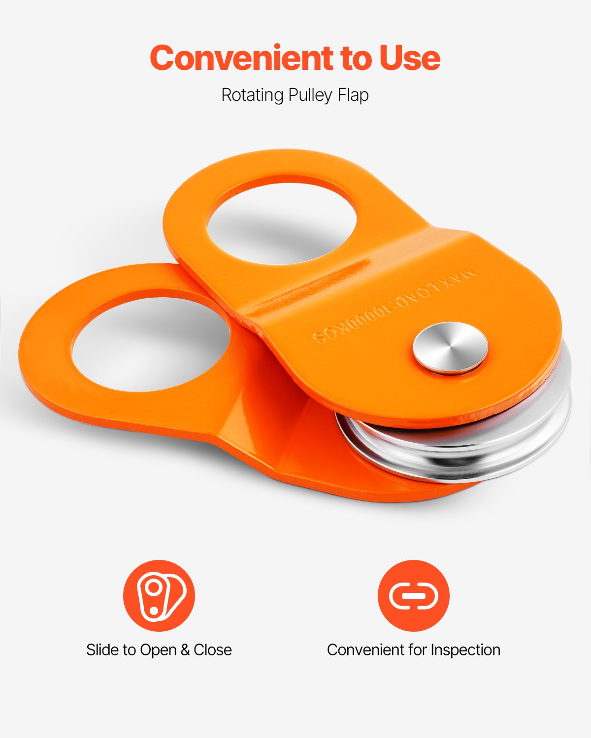 10 Tonnen Bergungsseilwinde Umlenkrolle 22.000 lbs Kapazität Offroad ATV UTV