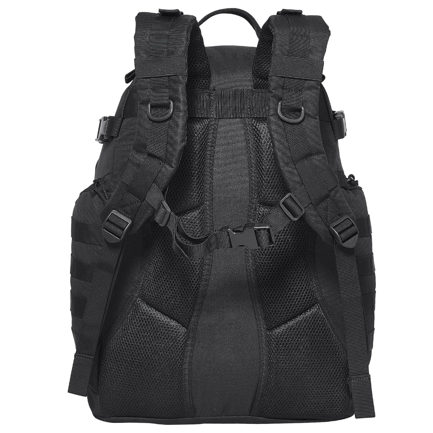 Taktischer Rucksack 40L Militärrucksack mit Molle-Modus &amp; Schwammpolster Schwarz