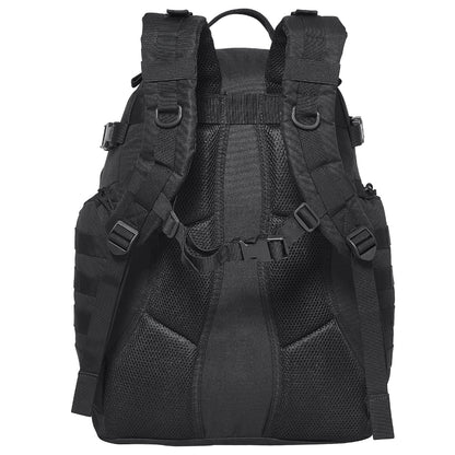 Taktischer Rucksack 40L Militärrucksack mit Molle-Modus &amp; Schwammpolster Schwarz