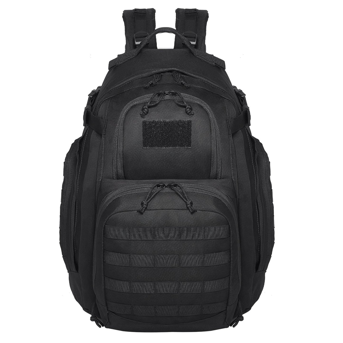 Taktischer Rucksack 40L Militärrucksack mit Molle-Modus &amp; Schwammpolster Schwarz