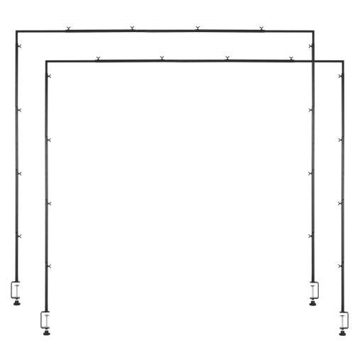 2 st över bordet stångstativ bågram 28-98 tum L justerbar klämma Décor |  EU