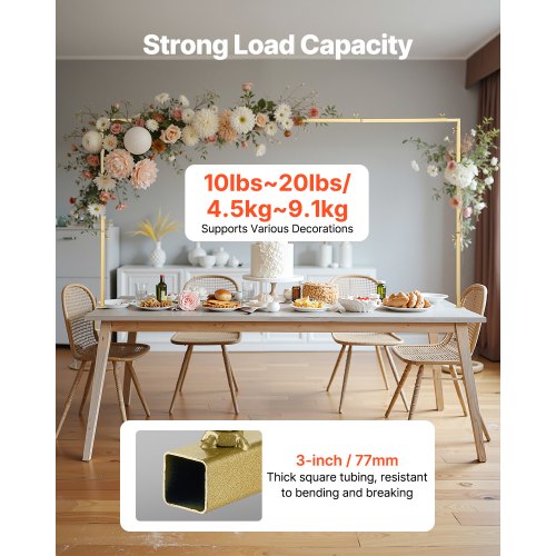 2-teiliger Ständer für Stangen über dem Tisch mit Klemme, Bogengestell, 61-98 cm, verstellbar | EU