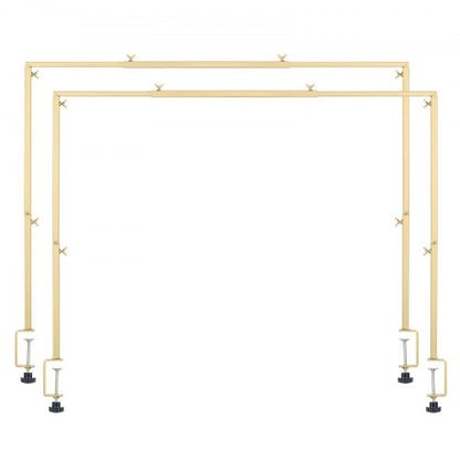 2-teiliger Ständer für Stangen über dem Tisch mit Klemme, Bogengestell, 61-98 cm, verstellbar | EU