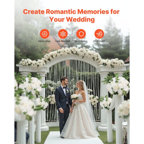 Blombollar för bröllopsbordsdekorationer 43 cm blomsterarrangemang 10 st |  EU