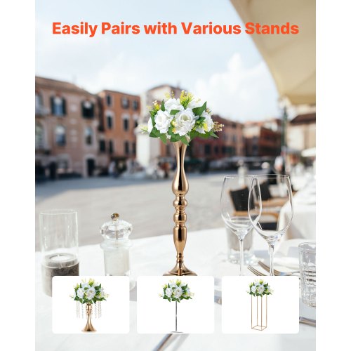 Blumenkugeln für Hochzeitstischdekoration 23 cm Blumenarrangement 10 Stück | EU